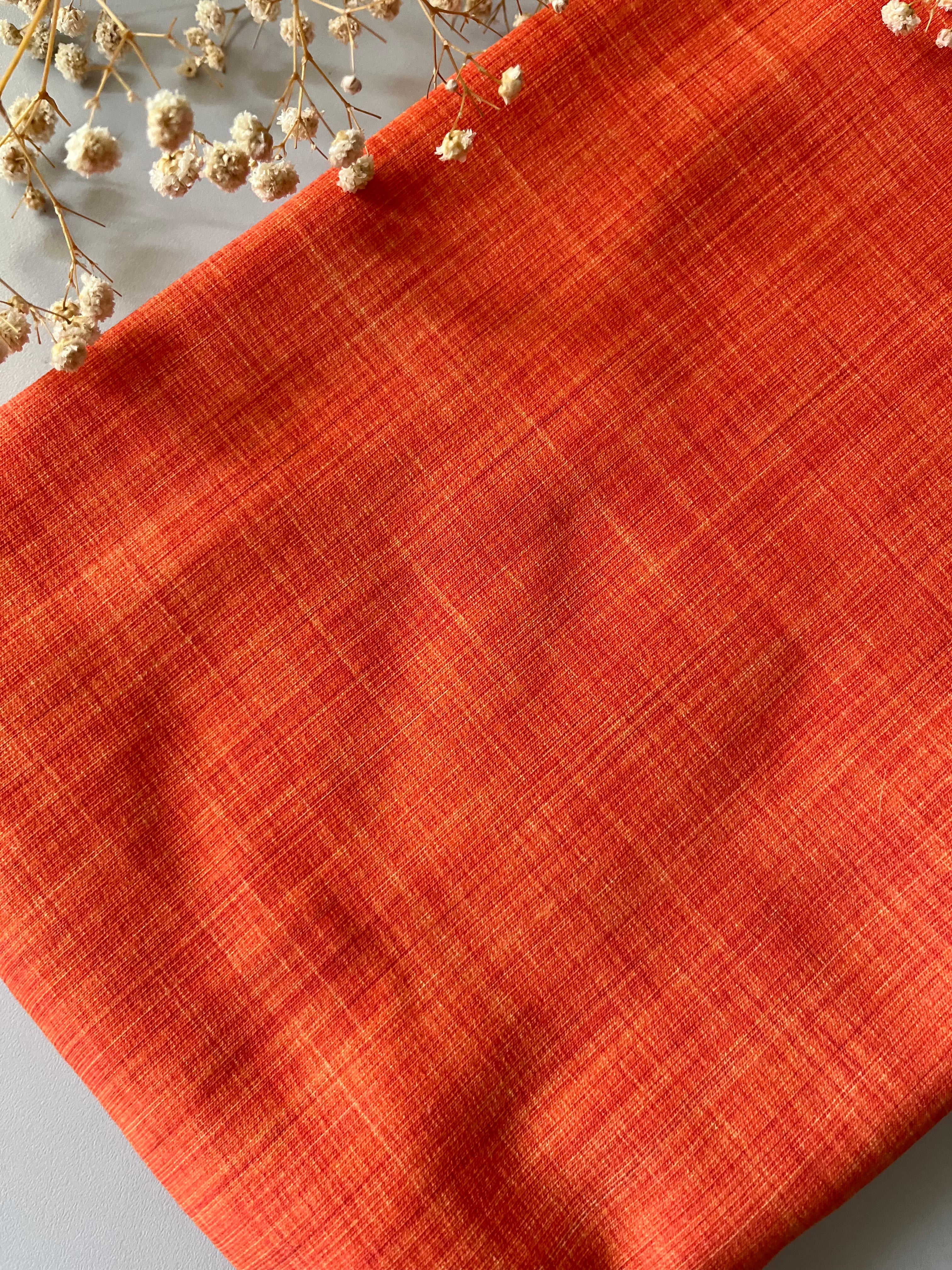 Orange Leinen Optik Dauervorbestellung